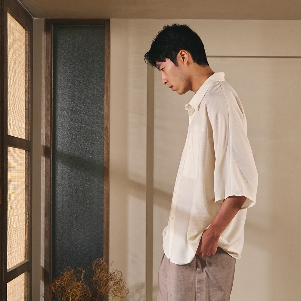 條紋襯衫 STRIPE LOOSE POCKET SHIRT