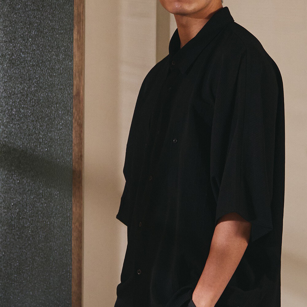 條紋襯衫 STRIPE LOOSE POCKET SHIRT