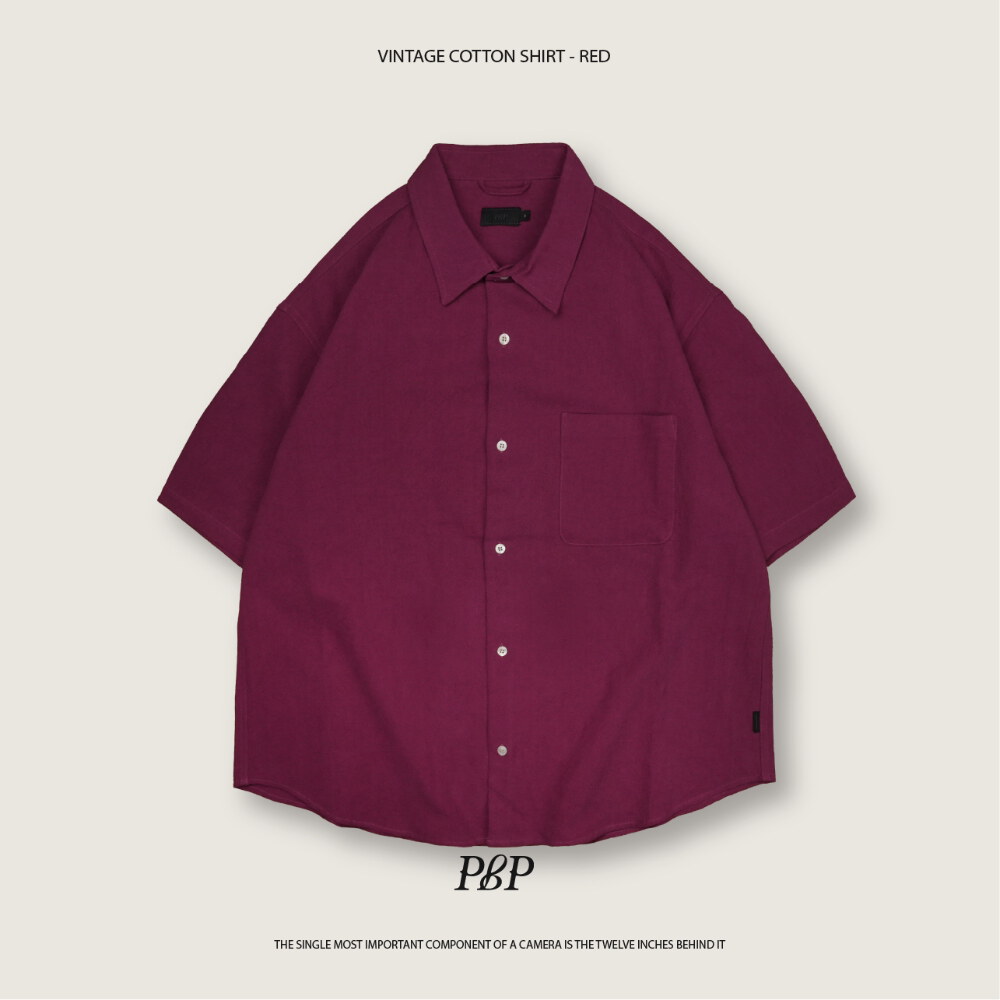 寬版襯衫 VINTAGE COTTON SHIRT