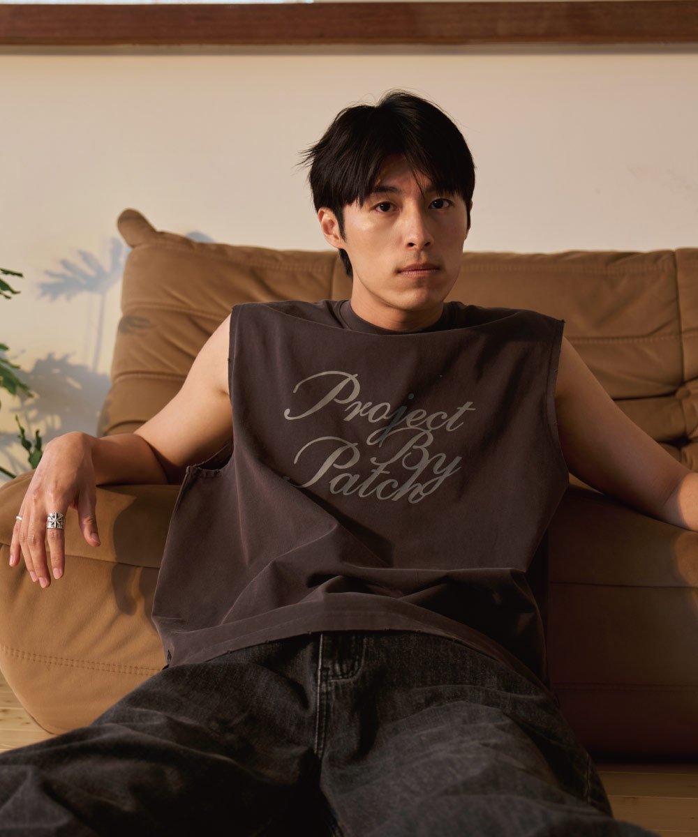 寬肩水洗背心 VINTAGE LOOSE-FIT TANK TOP