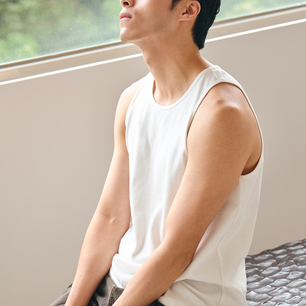 羅紋坦克背心 EMBROIDERY TANK TOP