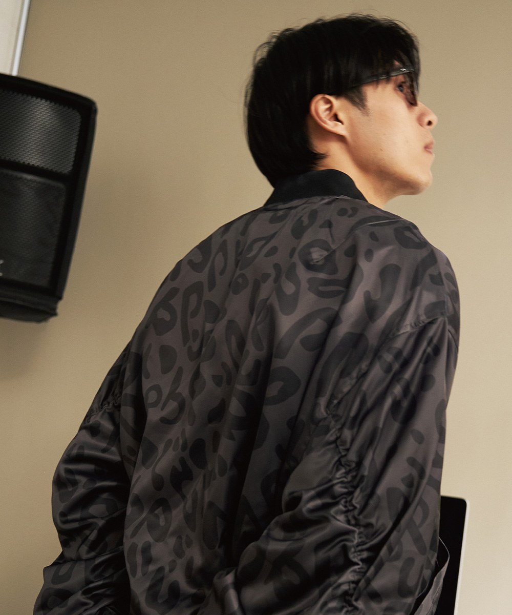 雙面穿水洗豹紋MA-1外套 DOUBLE SIDE WASHED MA-1 JACKET