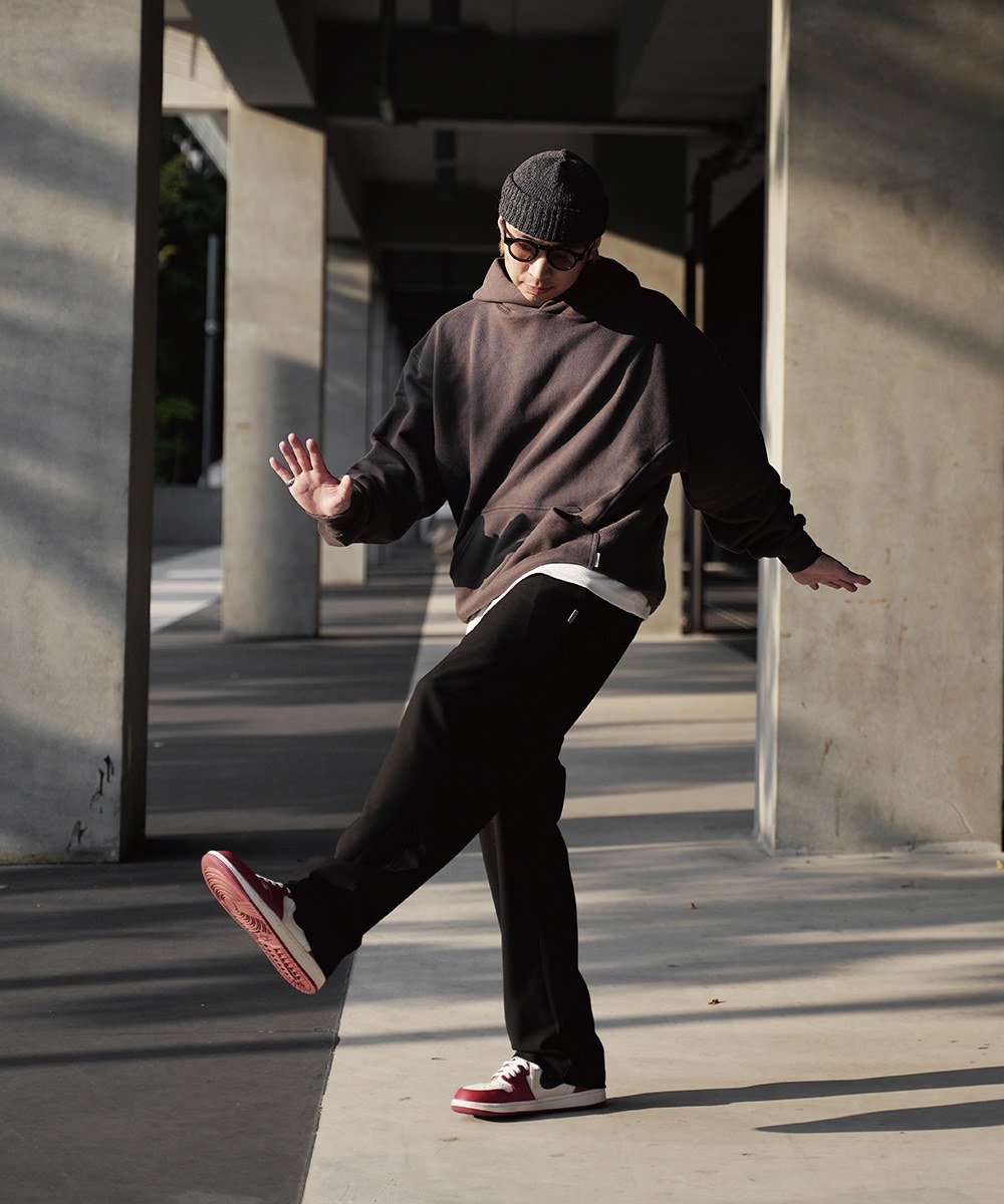 寬版西裝褲 TAPERED TWILL TROUSERS