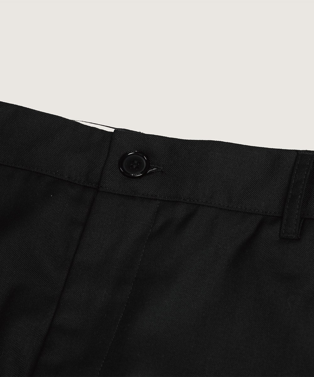 小喇叭褲 BOOT-CUT TWILL TROUSERS