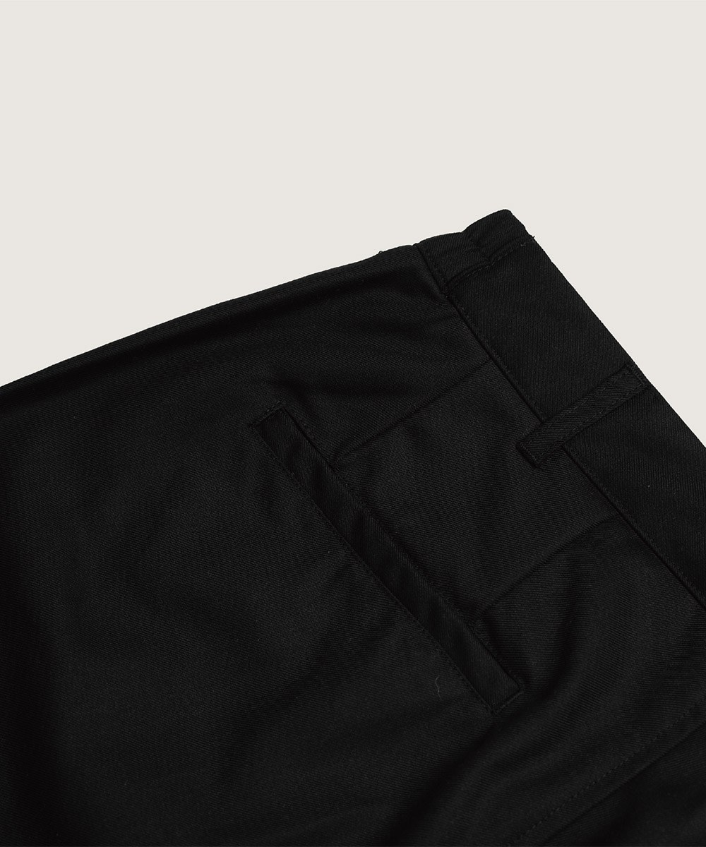 小喇叭褲 BOOT-CUT TWILL TROUSERS