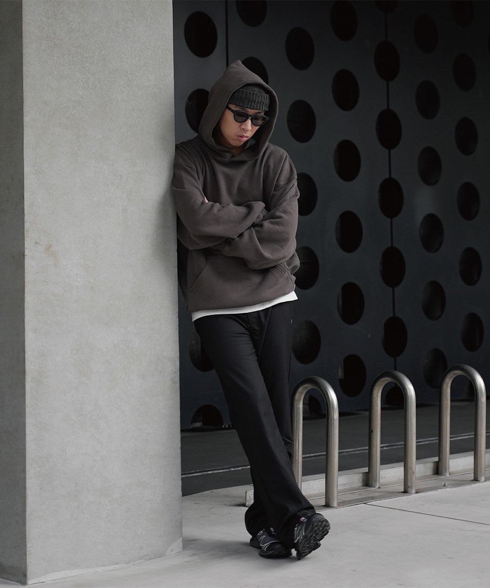 小喇叭褲 BOOT-CUT TWILL TROUSERS