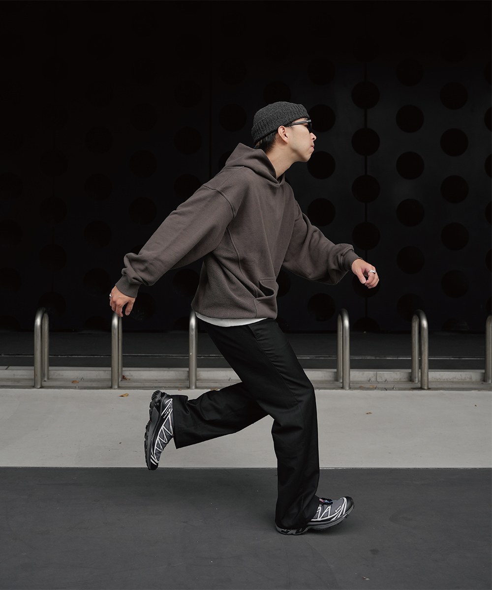 小喇叭褲 BOOT-CUT TWILL TROUSERS