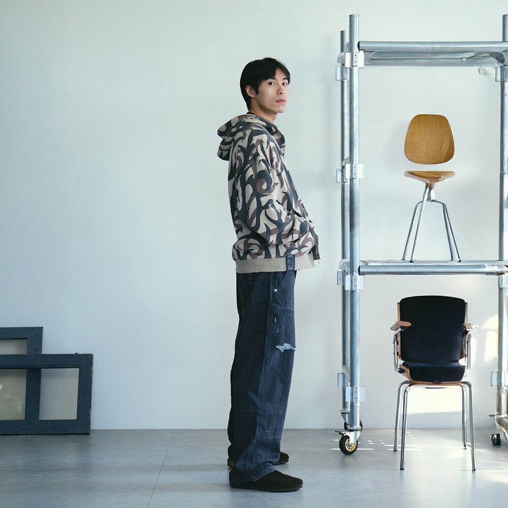 Double Knee 牛仔寬褲