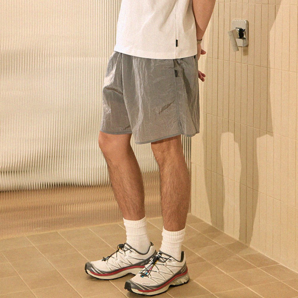 刺繡LOGO短褲 METALLIC DAILY SHORTS