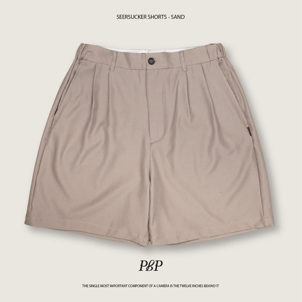 打褶短褲 SEERSUCKER SHORTS