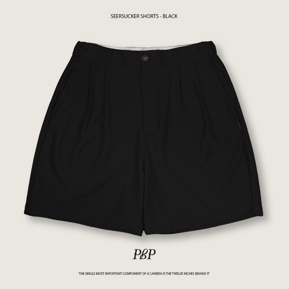 打褶短褲 SEERSUCKER SHORTS