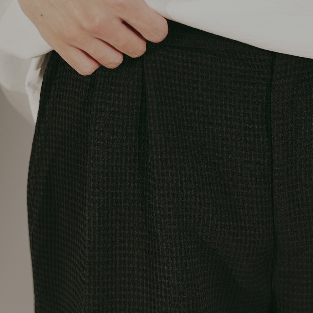 泡泡紗打褶短褲 WAFFLE SHORTS