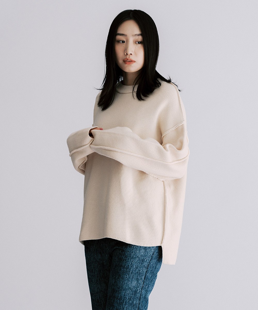 Inside out Knitted Jumper