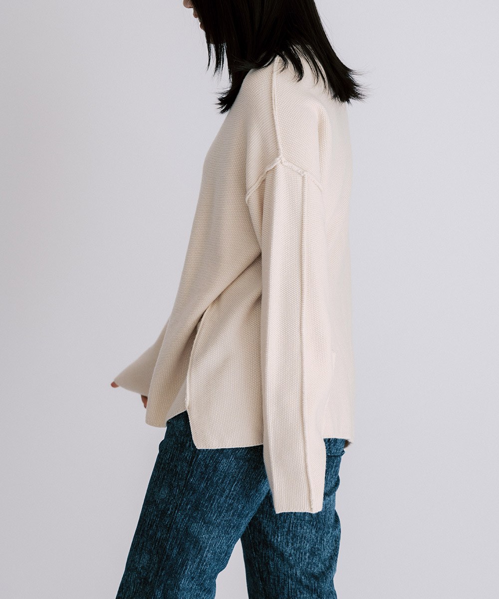 Inside out Knitted Jumper