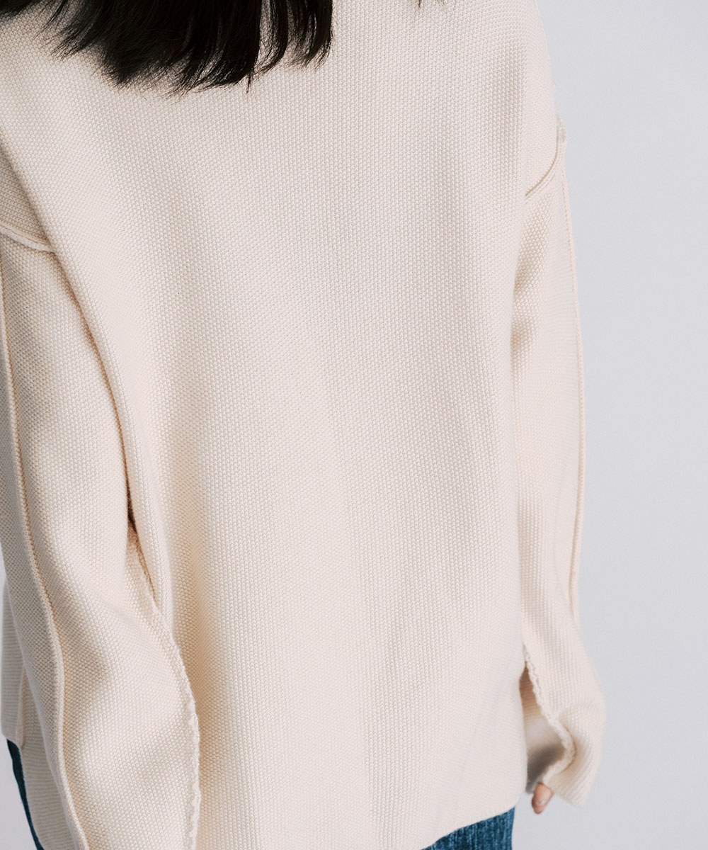 Inside out Knitted Jumper