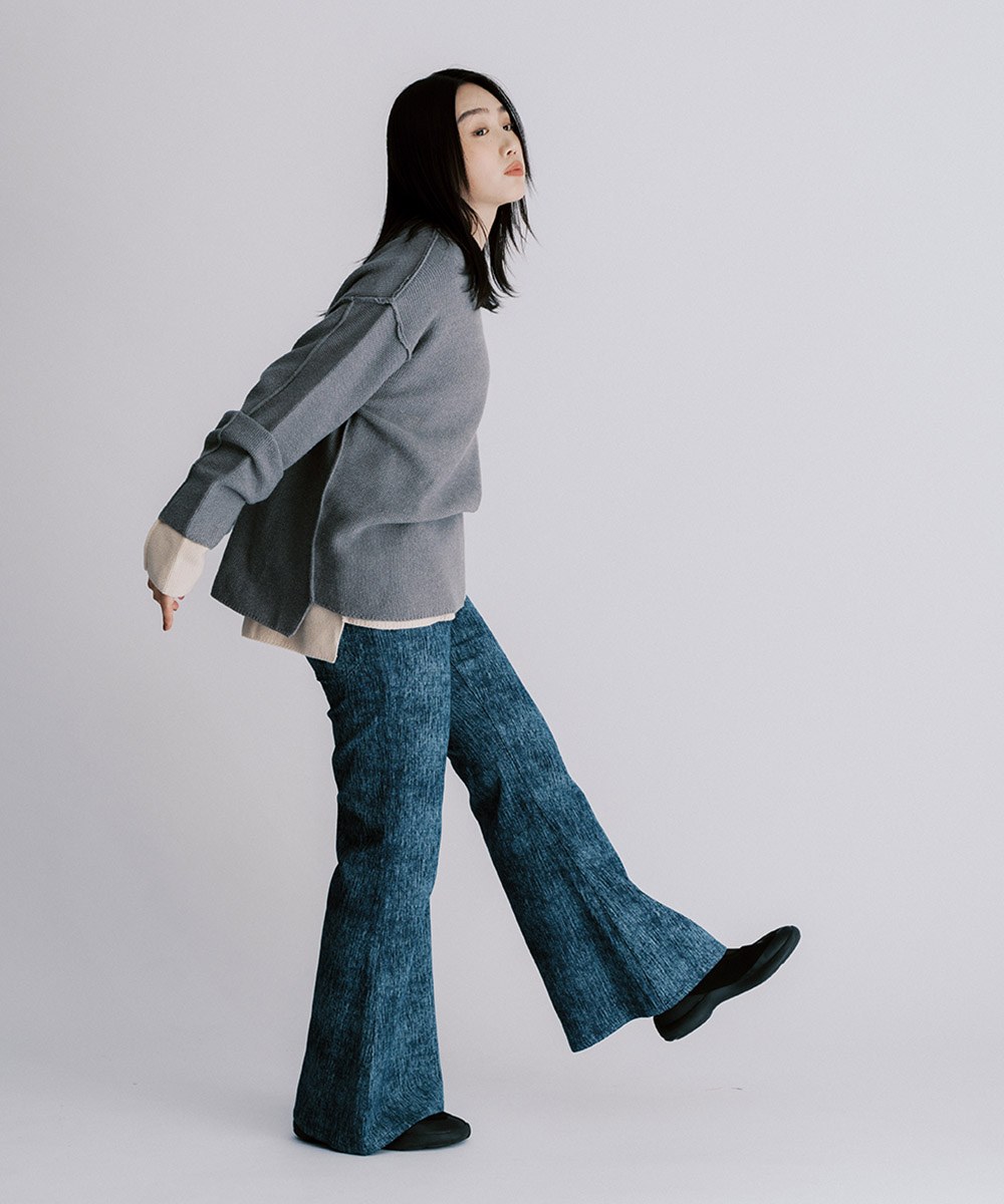 Inside out Knitted Jumper