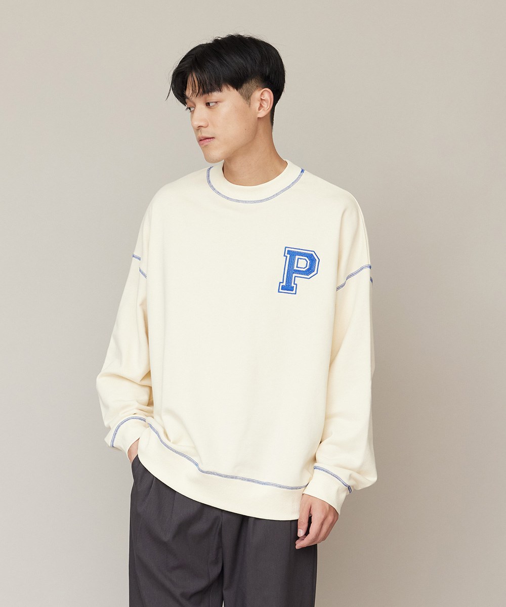 P-LOGO 鬆身大學Tee