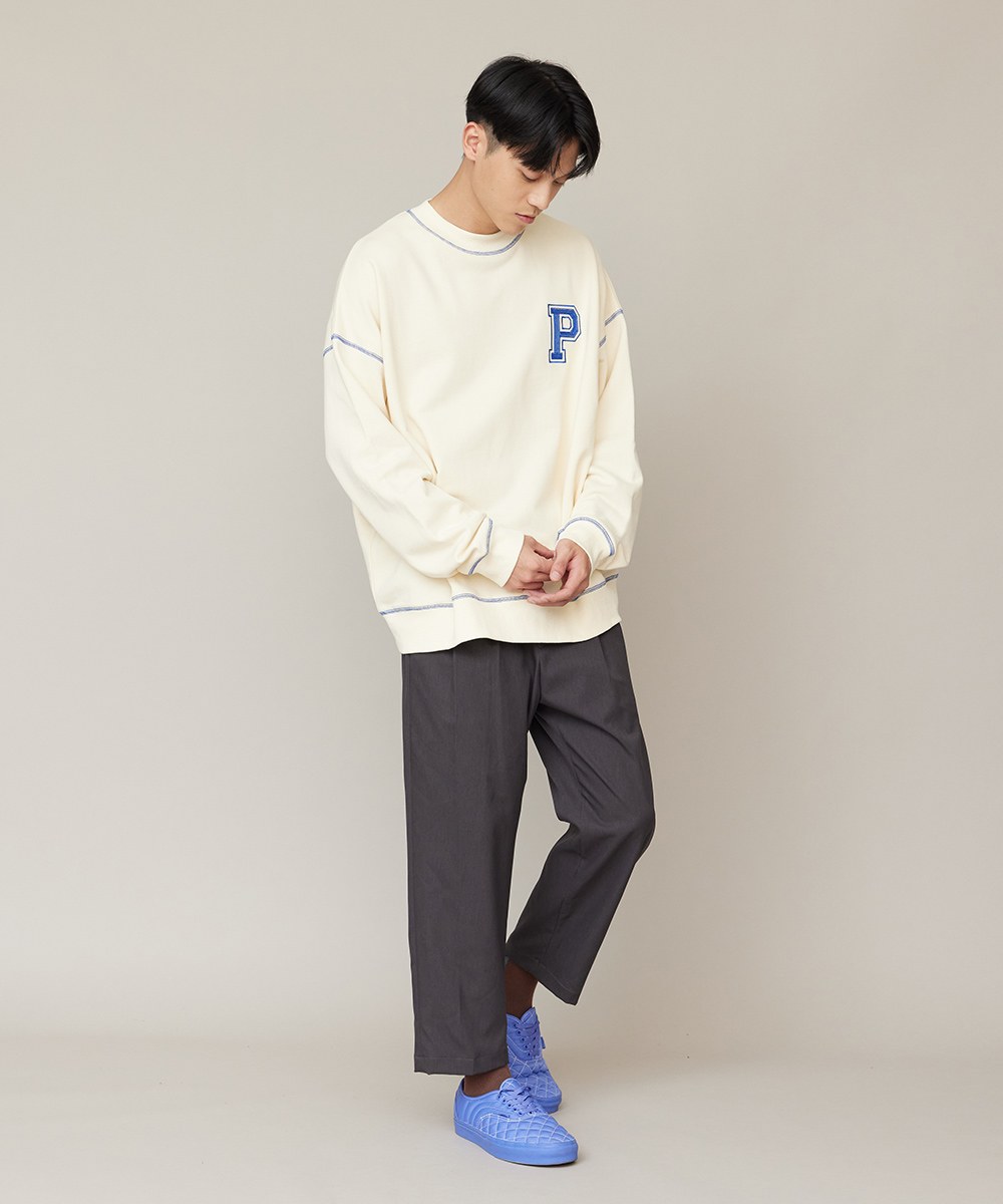 P-LOGO 鬆身大學Tee