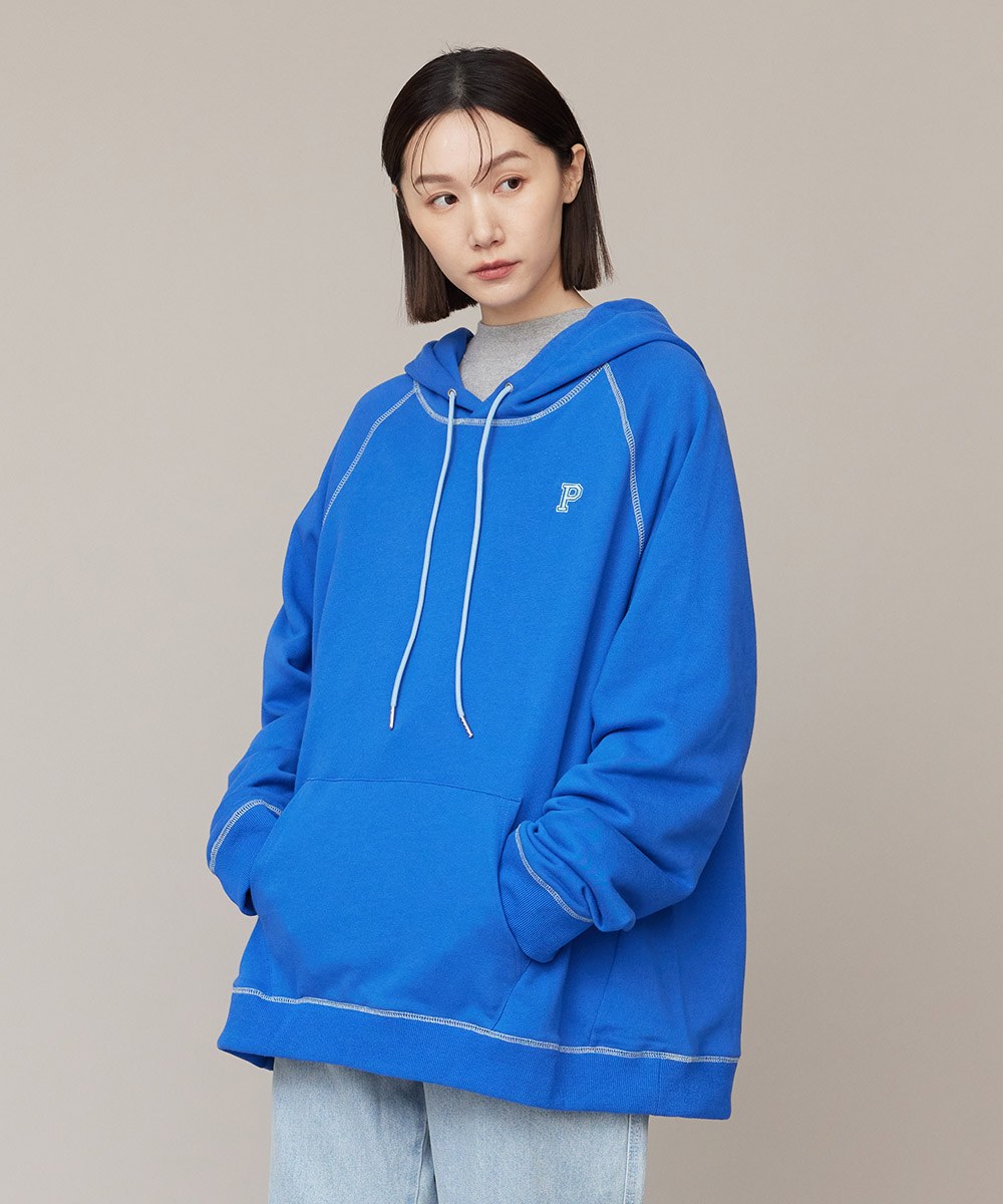 P-LOGO 鬆身帽TEE