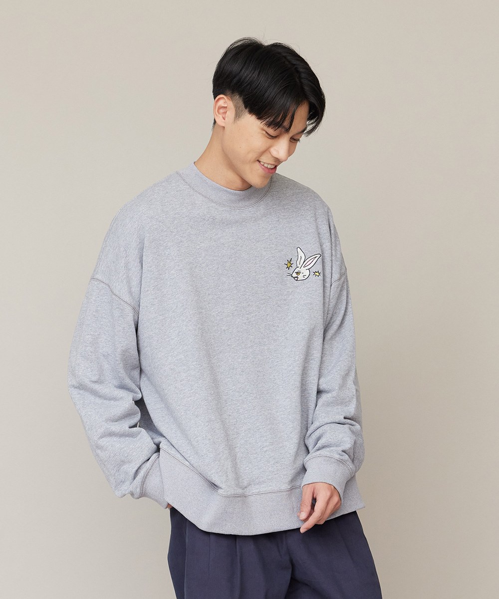 福兔刺繡鬆身大學Tee