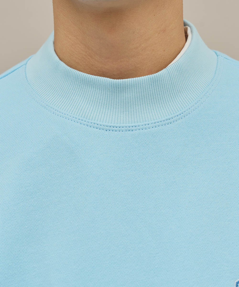 手寫風刺繡大學Tee