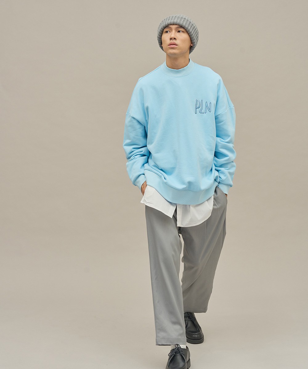 手寫風刺繡大學Tee