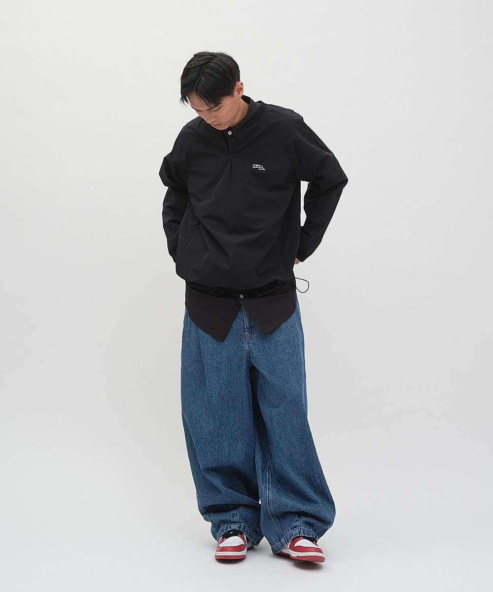 抗撕裂半開襟隱形拉鍊上衣