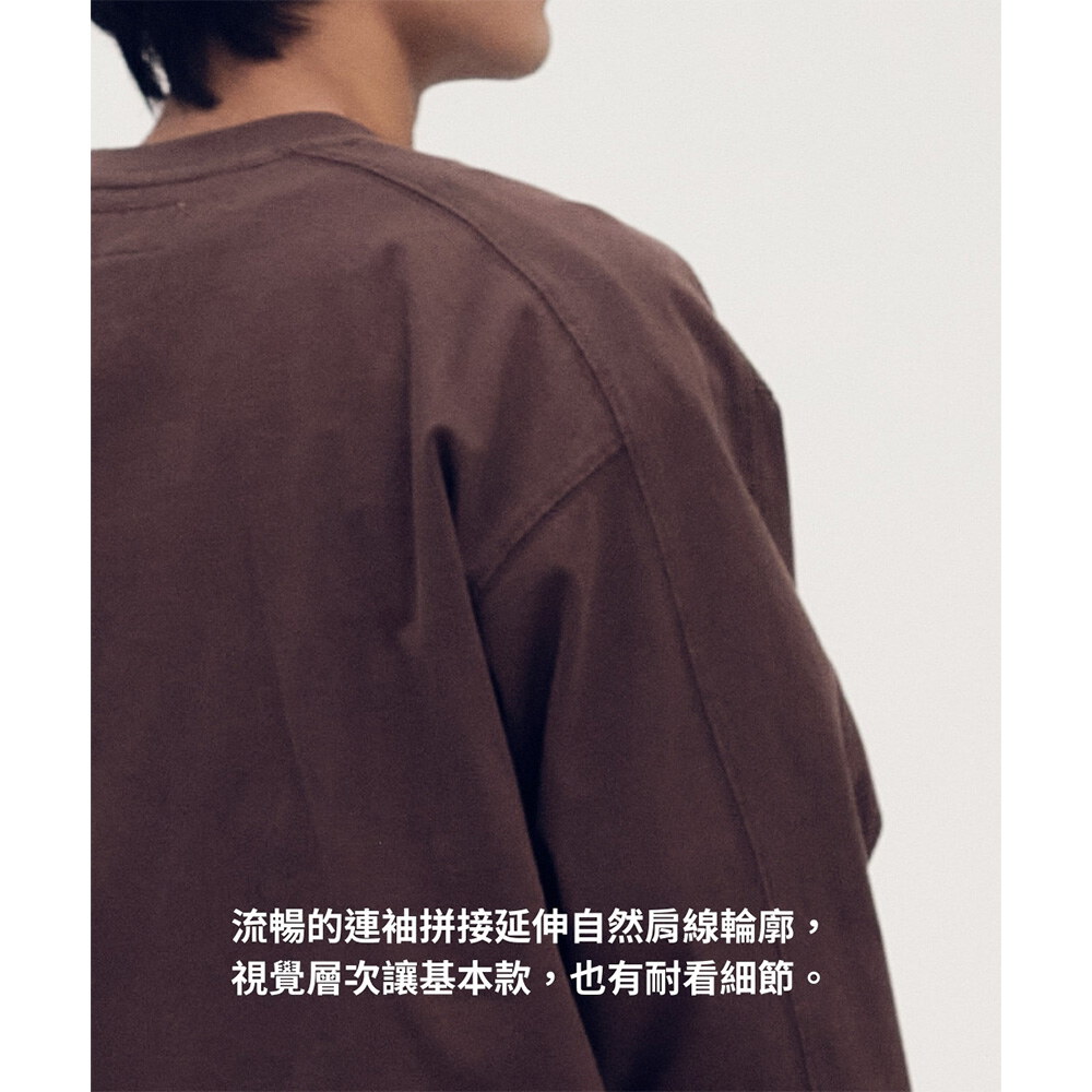 小P社長水洗長袖TEE