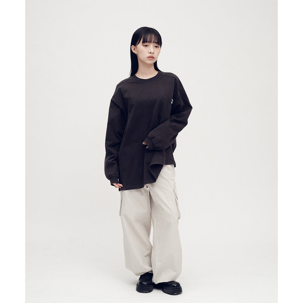 小P社長水洗長袖TEE