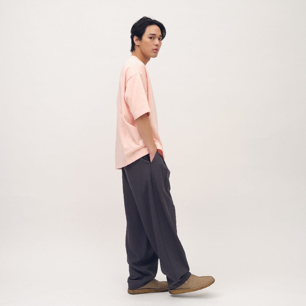 PLAIN刺繡口袋TEE