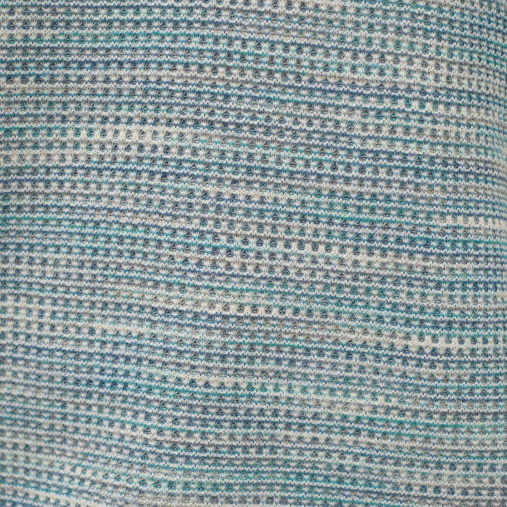 PLAIN刺繡花紗華夫格長TEE