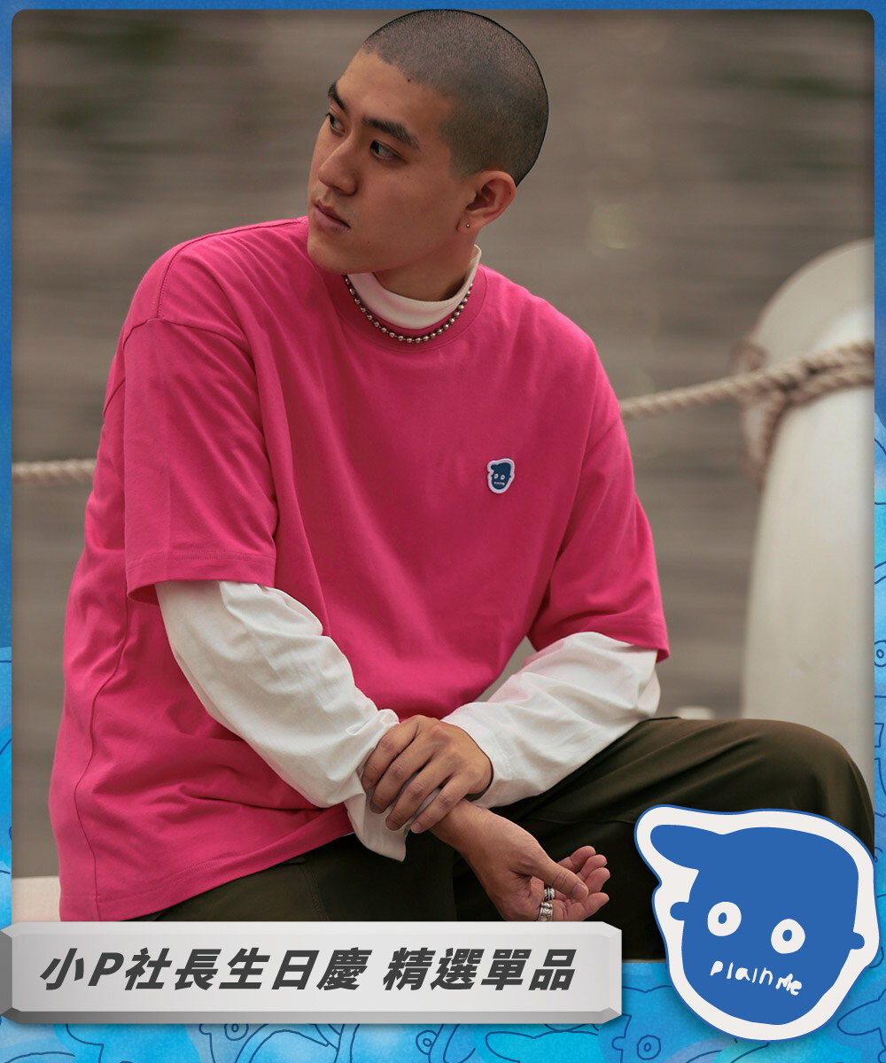 小P社長logo多色TEE