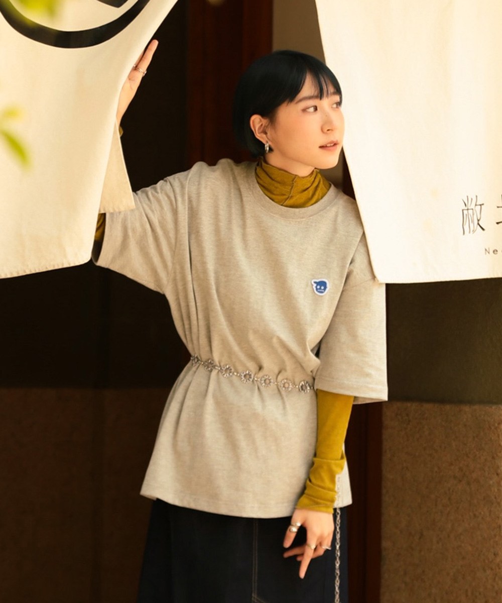 小P社長logo多色TEE