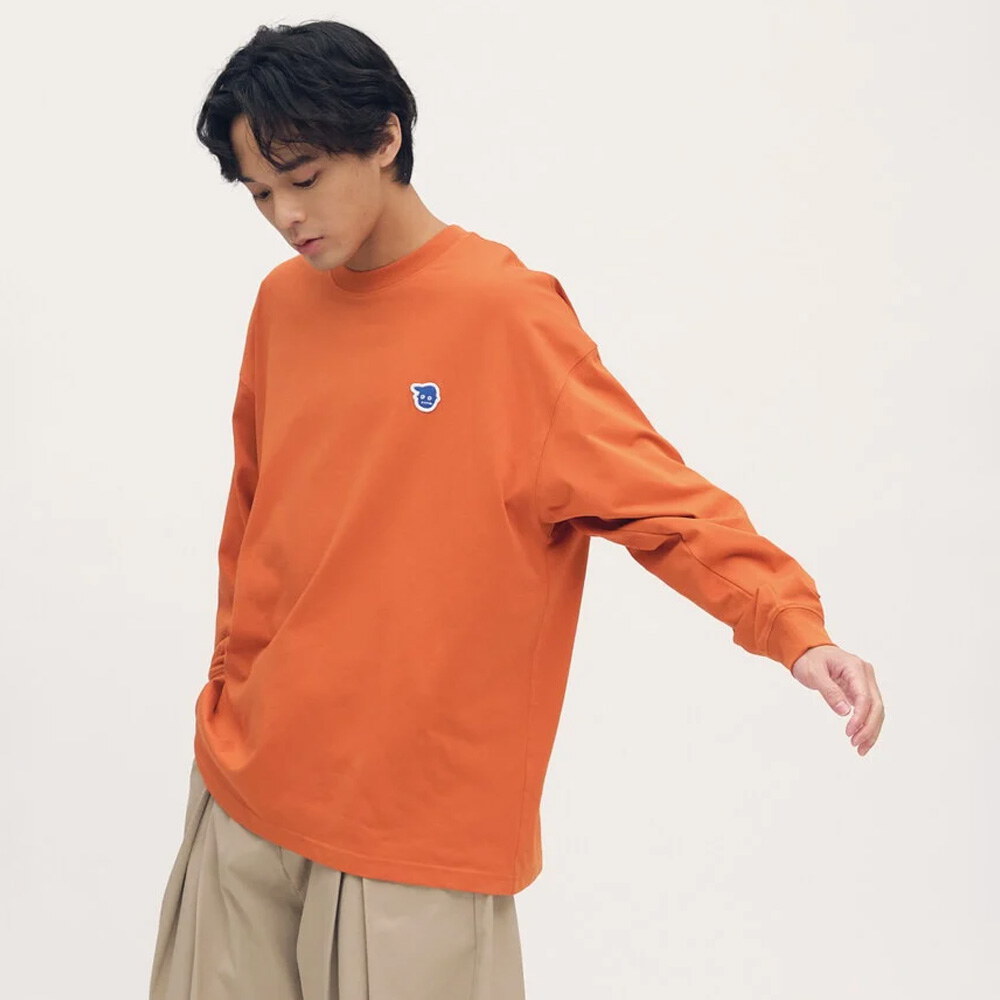 小P社長logo多色長袖TEE