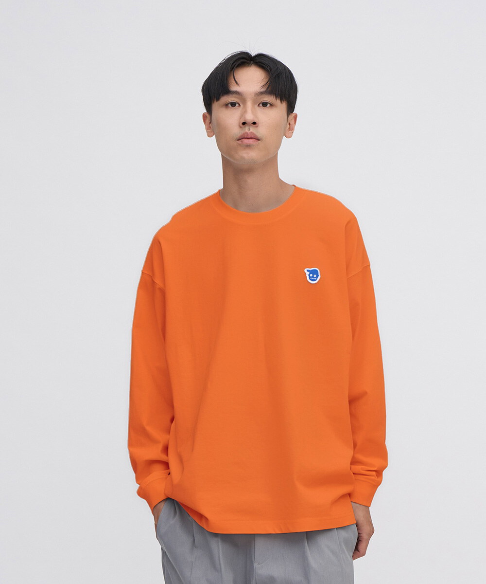 小P社長logo多色長袖TEE