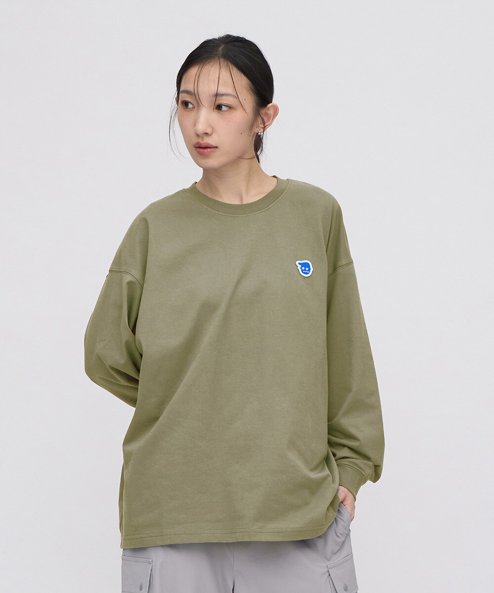 小P社長logo多色長袖TEE