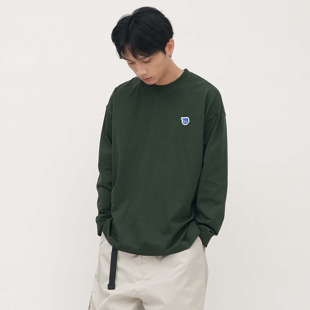 小P社長-Logo多色長袖TEE