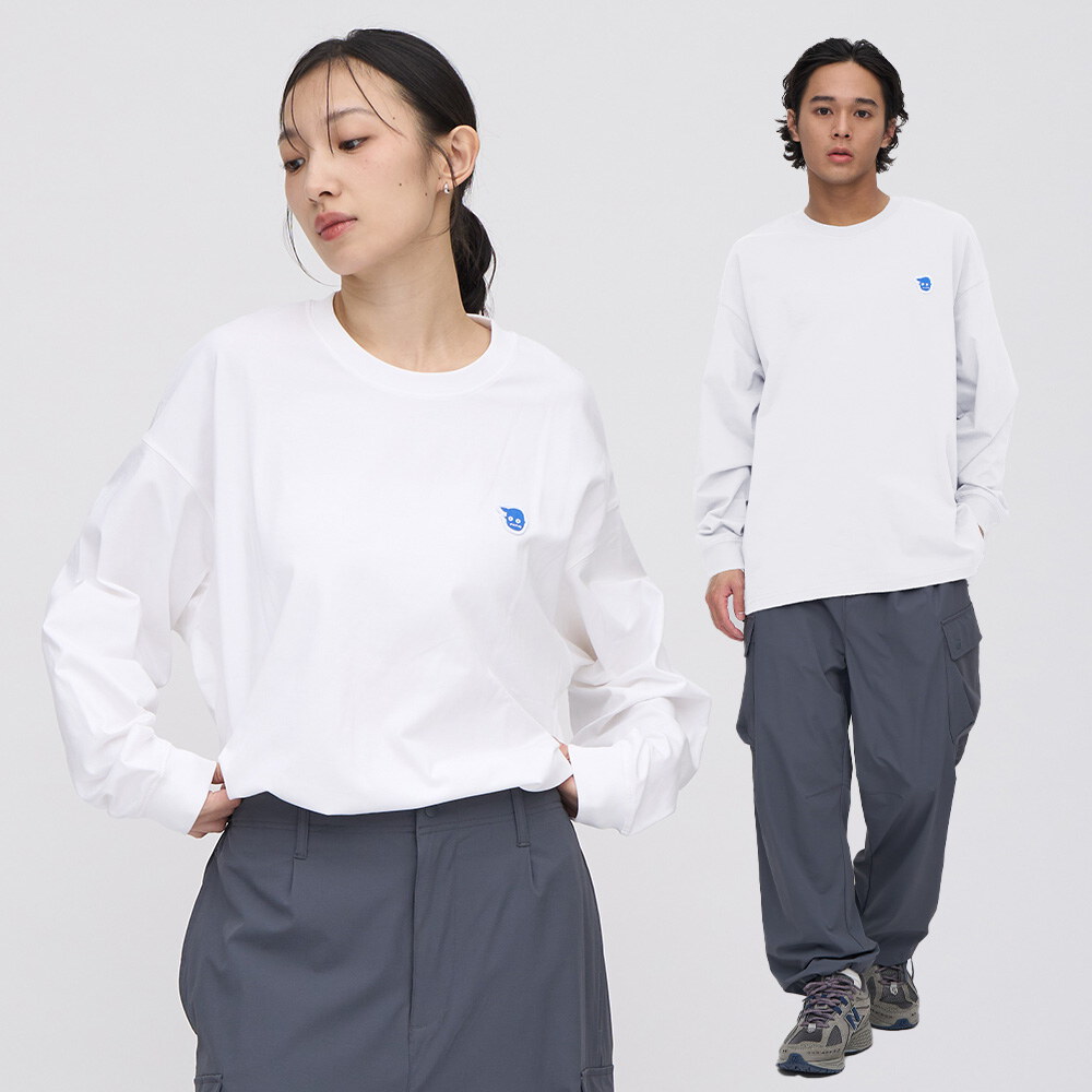 小P社長logo多色長袖TEE