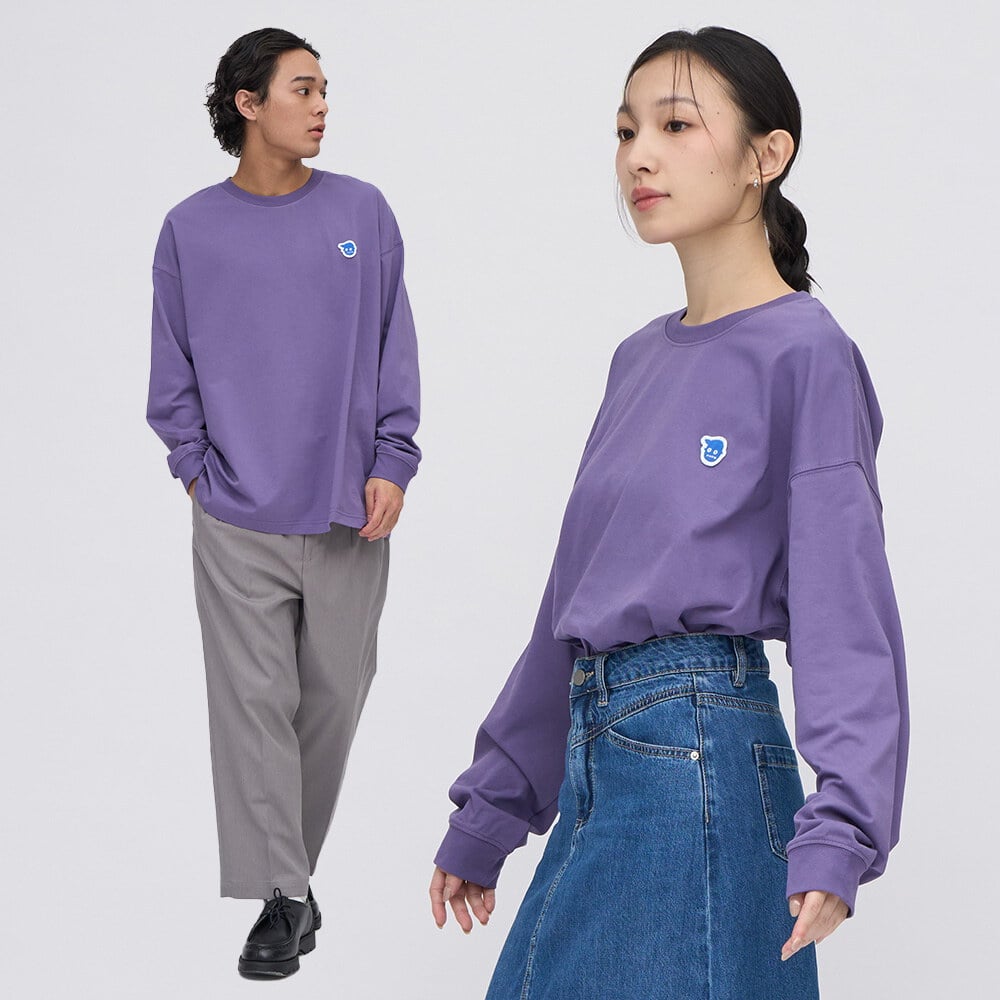 小P社長logo多色長袖TEE