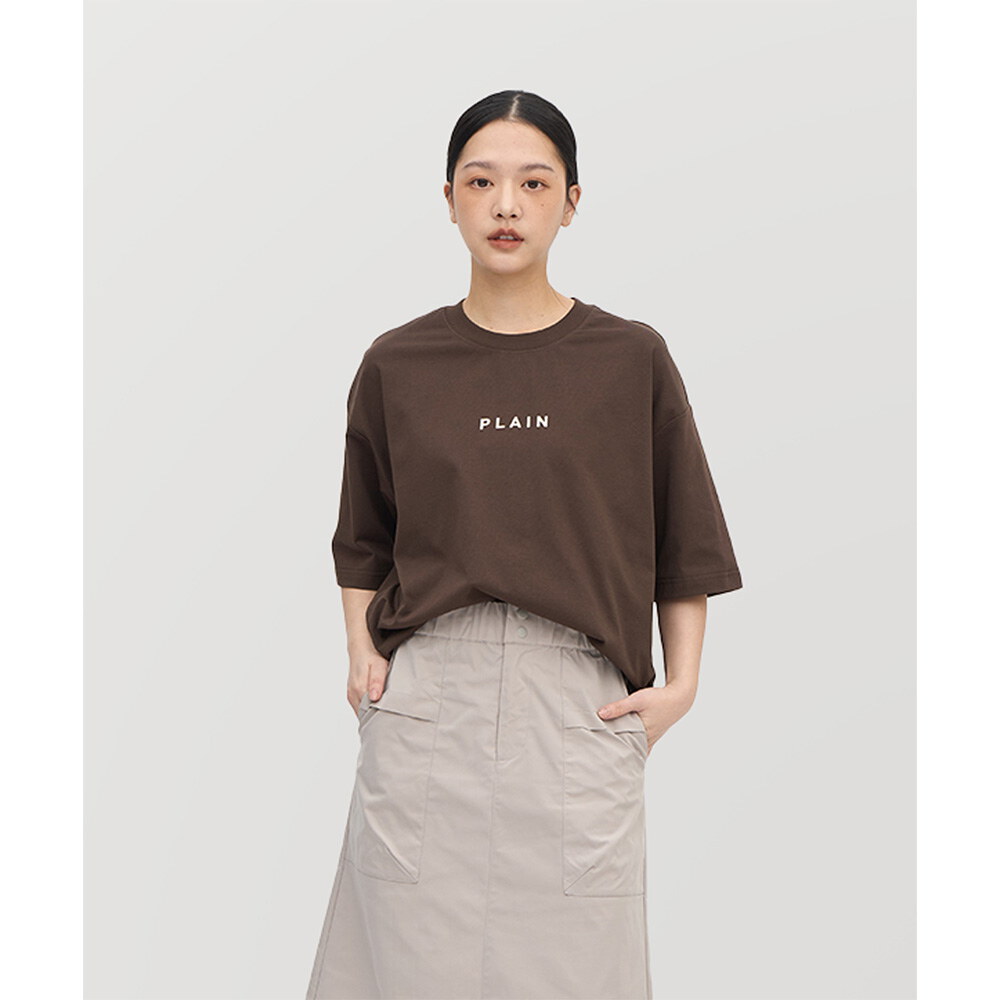PLAIN多色logo短TEE