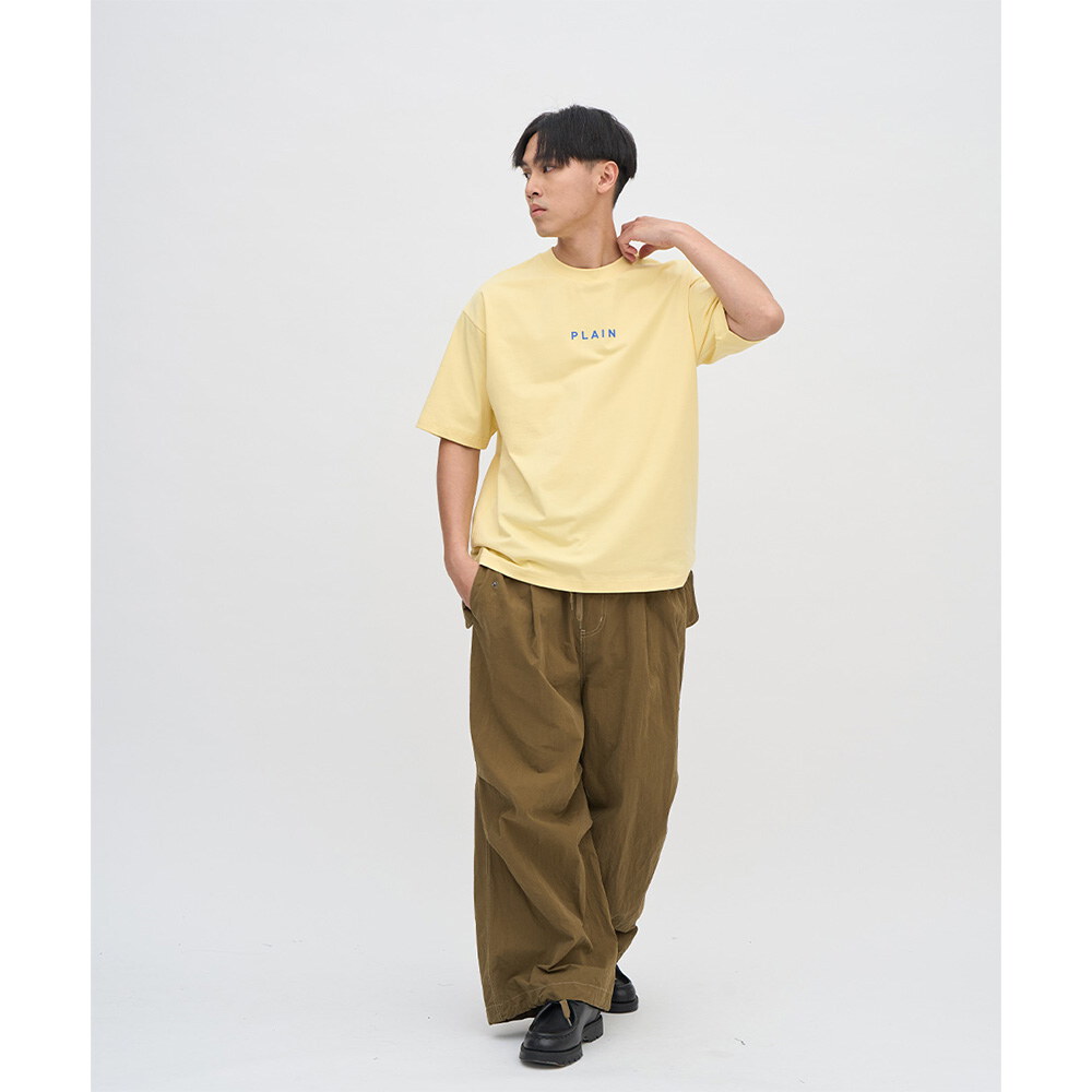 PLAIN多色logo短TEE