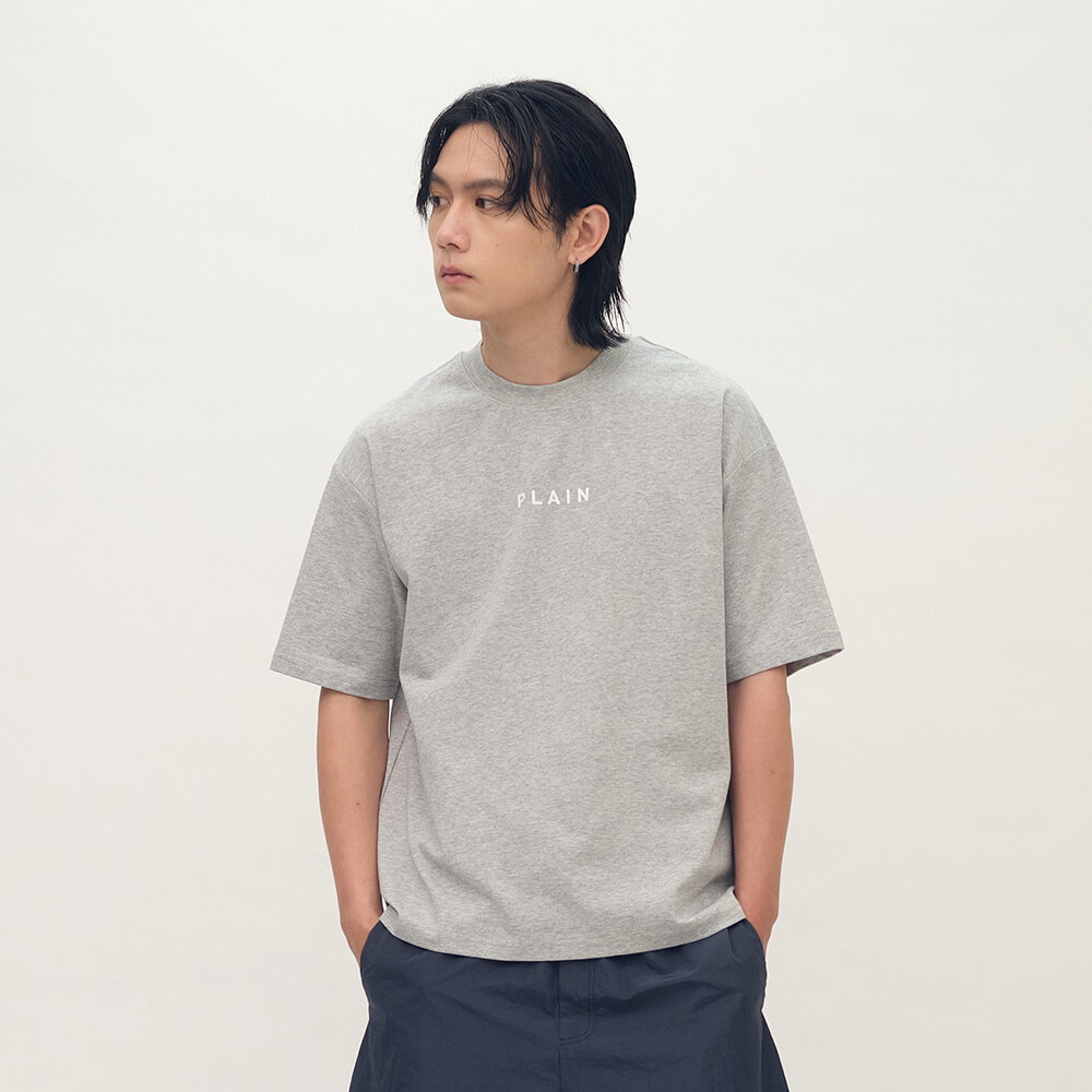 PLAIN多色logo短TEE