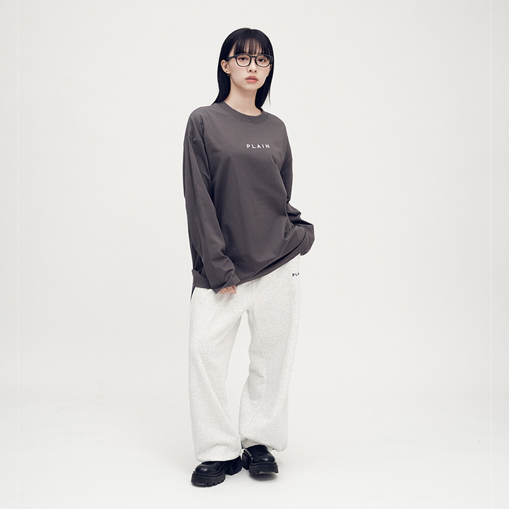 PLAIN 多色logo長TEE