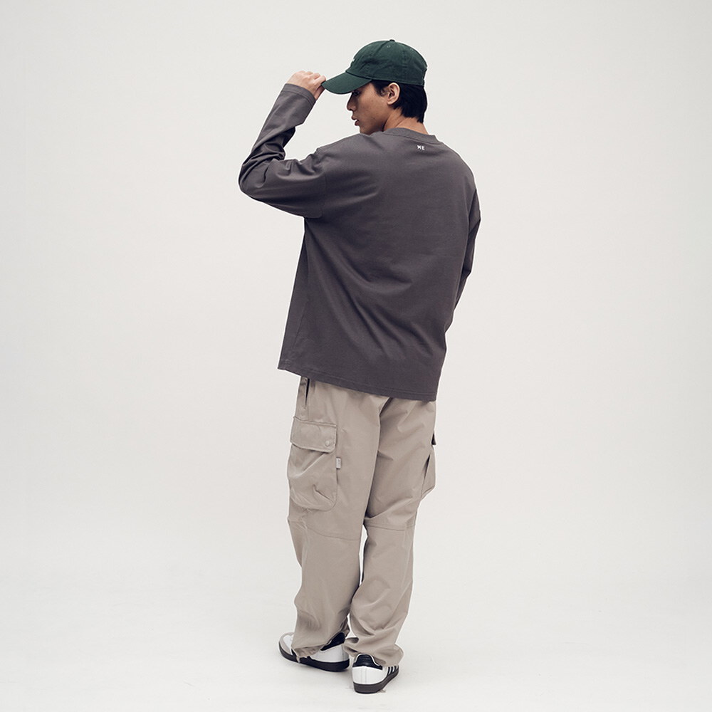 PLAIN 多色logo長TEE