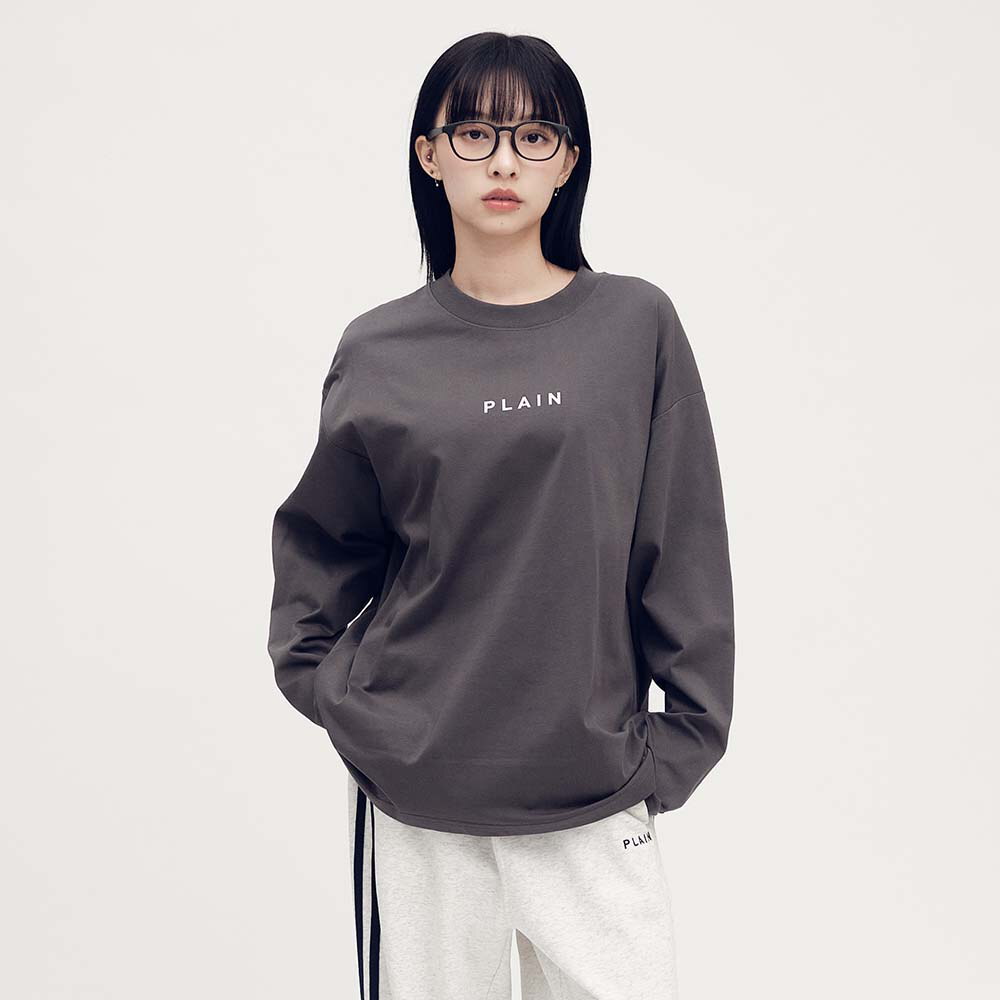 PLAIN 多色logo長TEE