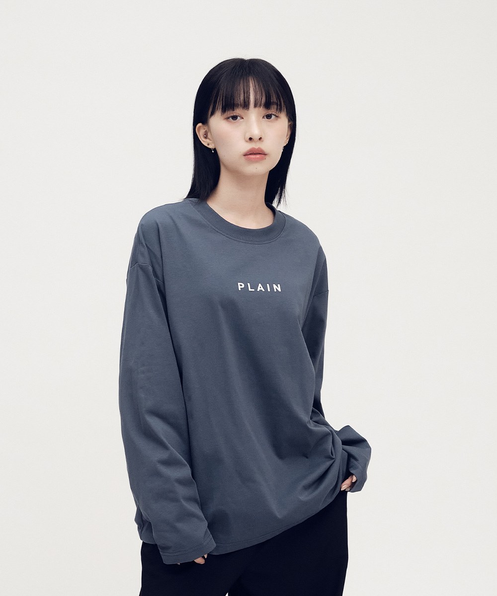 PLAIN 多色logo長TEE