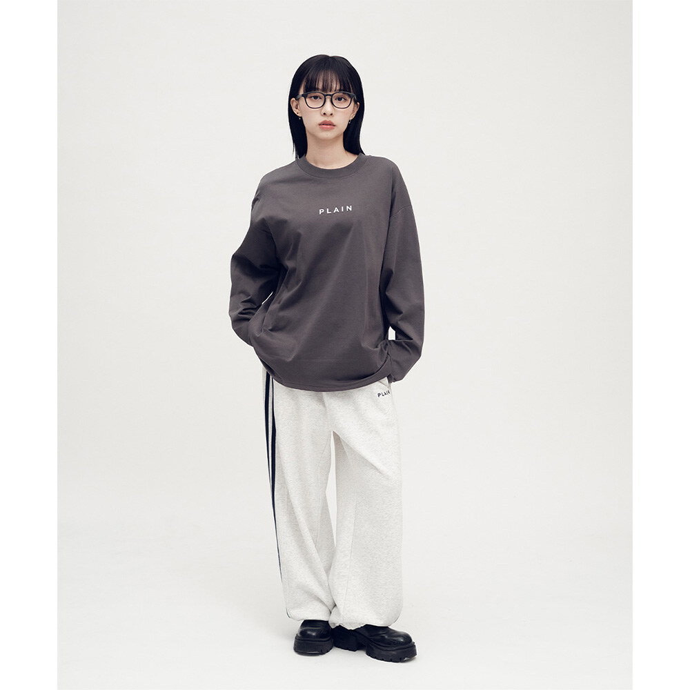 PLAIN 多色logo長TEE
