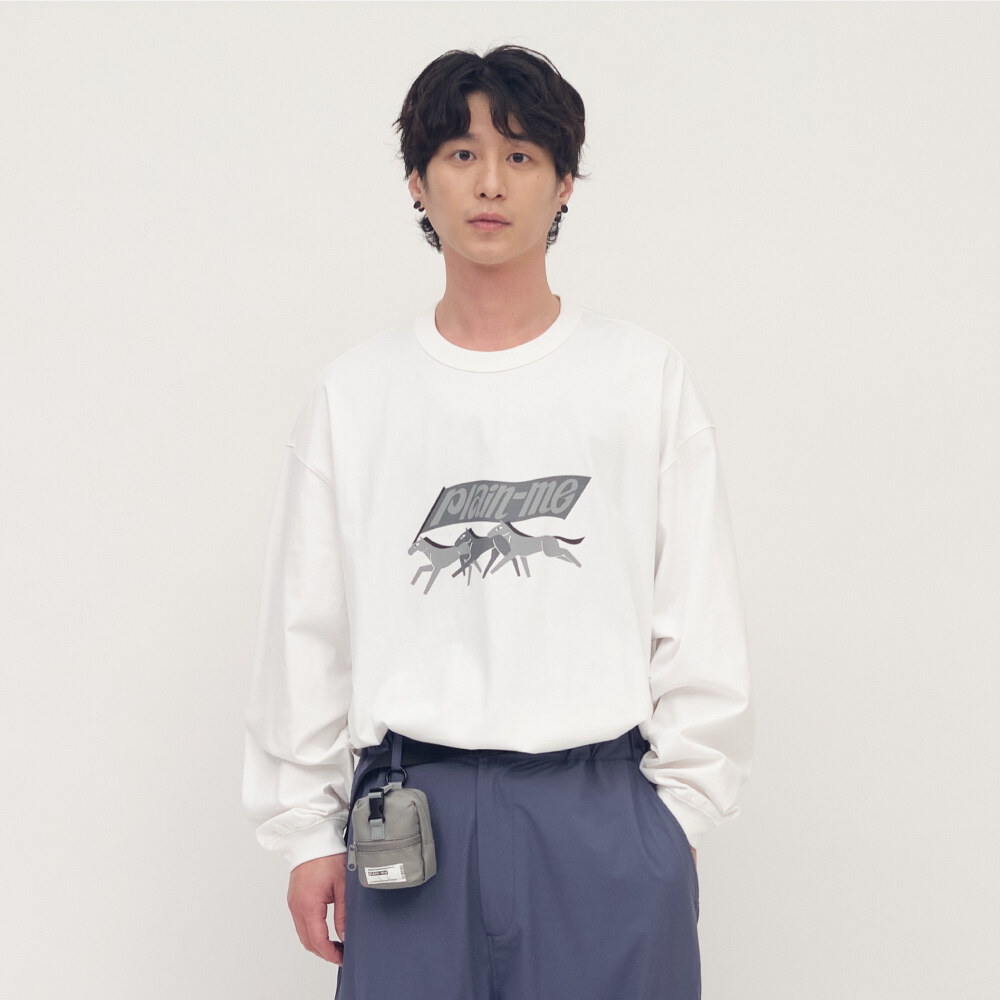 馬到成功長袖圖TEE