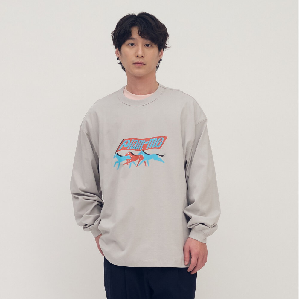 馬到成功長袖圖TEE