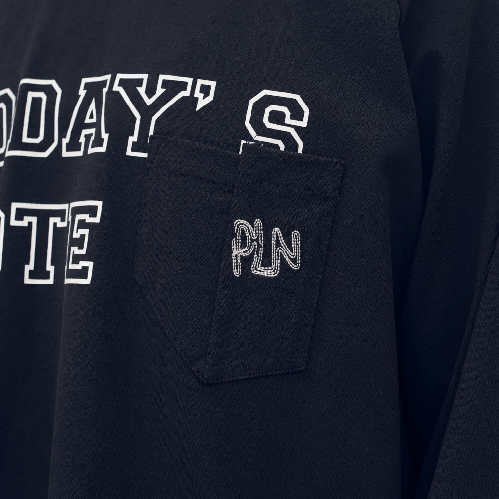 clip by clip 水洗印刷口袋TEE